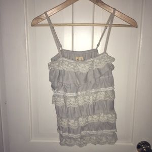 Hollister Ruffled Tank Top
